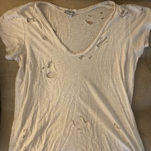 James Perse distressed top